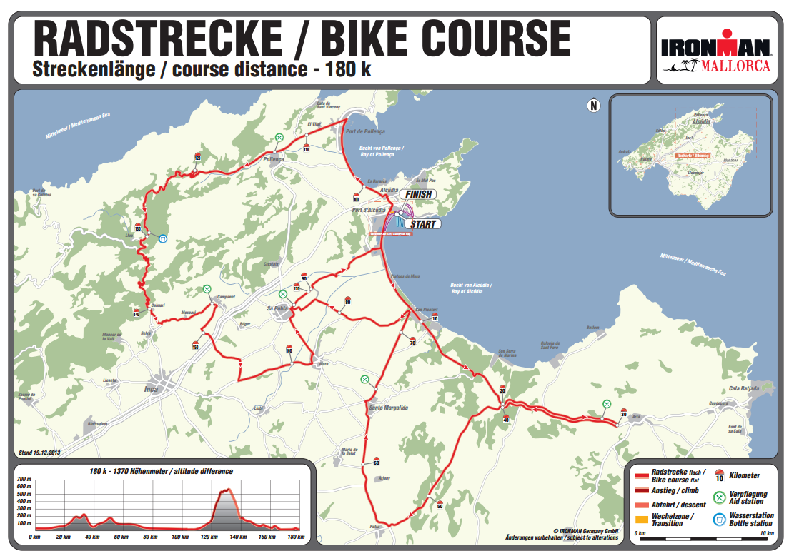 Wettkampfstrecken des IRONMAN Mallorca stehen fest