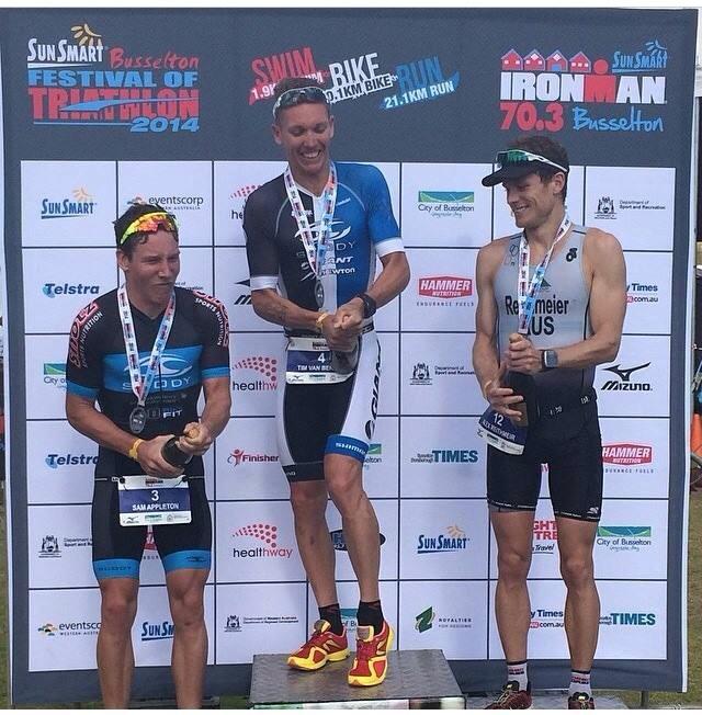 Reithmeier mit Rang 2 beim IRONMAN 70.3 Busselton