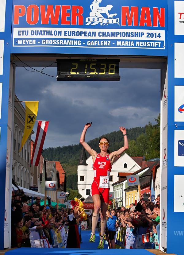 Andrea Mayr holt sensationell Duathlon EM-Silber