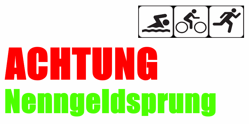 Nenngeldsprünge bei heimischen Triathlon Bewerben