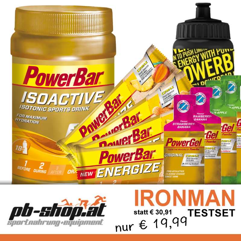 Powerbar Testpaket für den IRONMAN Austria-Kärnten