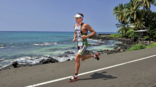 Pete Jacobs Zaungast beim IRONMAN Austria