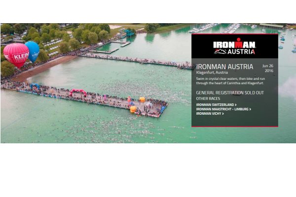 IRONMAN Austria 2016 ausverkauft