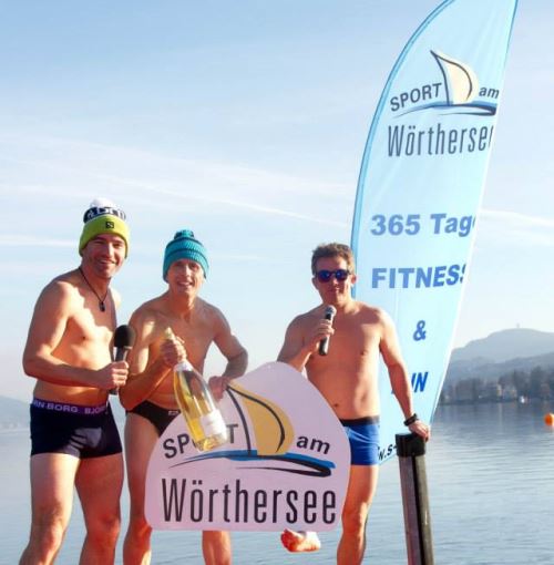 Neujahrsschwimmen in Velden