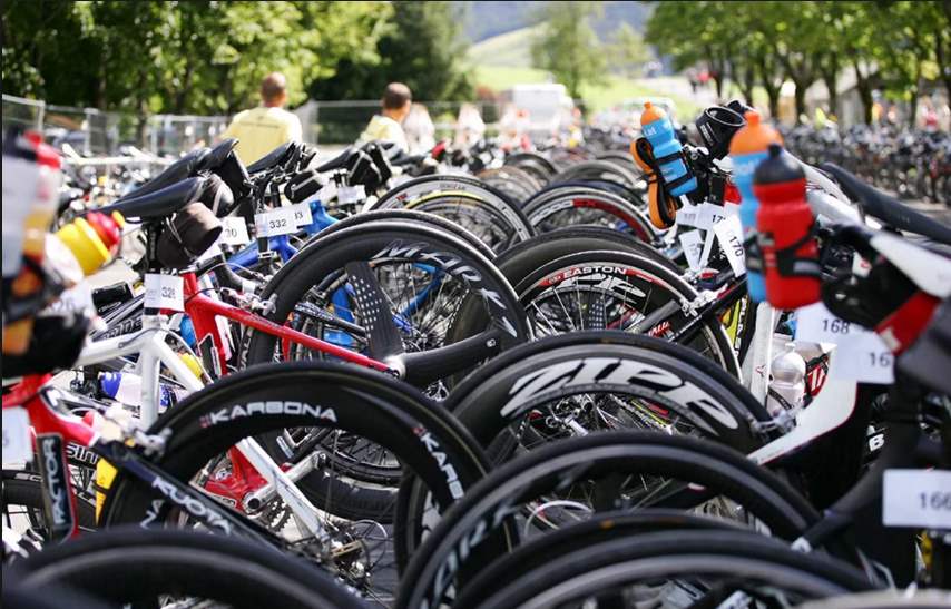 Neue Radständer für Mostiman Triathlon