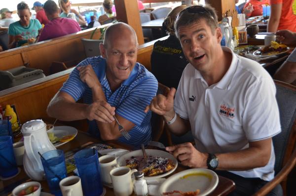 Tolles Österreicher Frühstück beim IRONMAN Hawaii