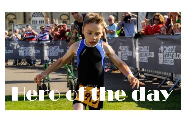 Triathlon mit Kinderlähmung: Bailey läuft ins Ziel!