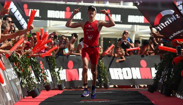 Reitmayr bei IRONMAN 70.3 Haugesund auf dem Podest