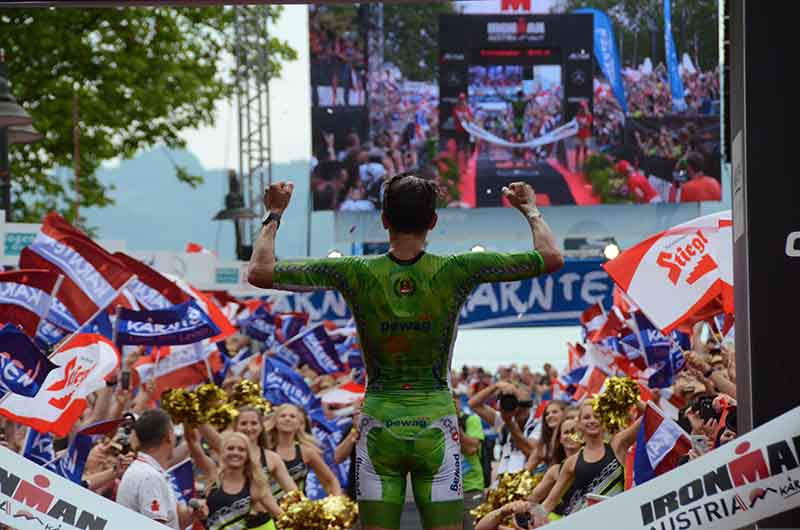 Marino Vanhoenacker gewinnt seinen achten IRONMAN Austria