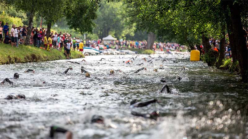 IRONMAN Austria mit "No Walk Area" bei Labestellen