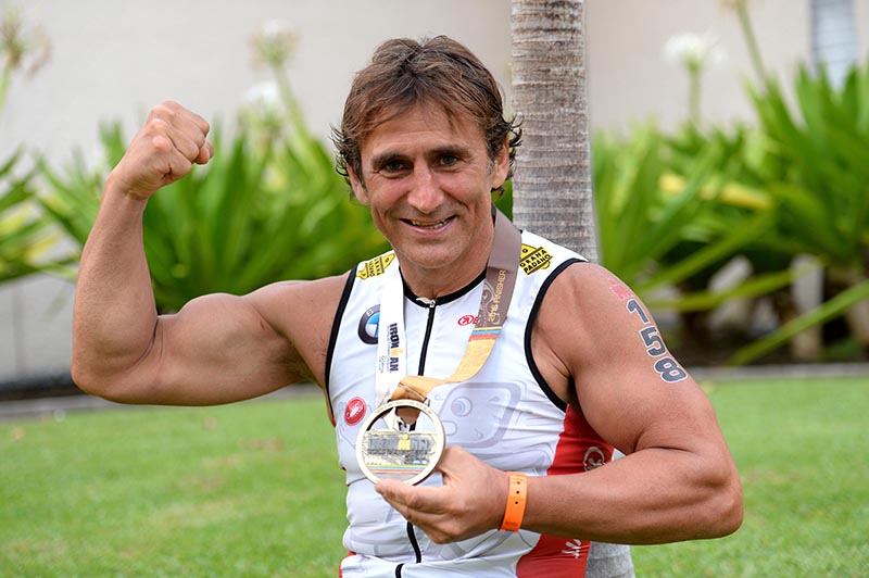 Formel 1 Legende und Olympiasieger Alessandro Zanardi startet beim IRONMAN Austria-Kärnten