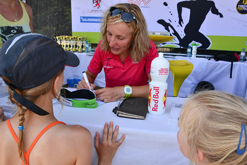 Badmann bei Trumer Triathlon am Start