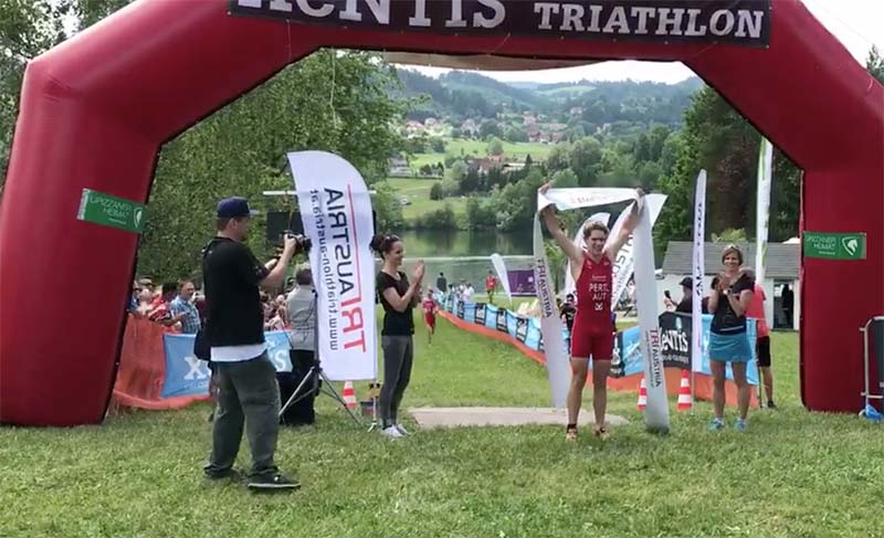 Philip Pertl neuer ÖTRV Staatsmeister über die Sprintdistanz