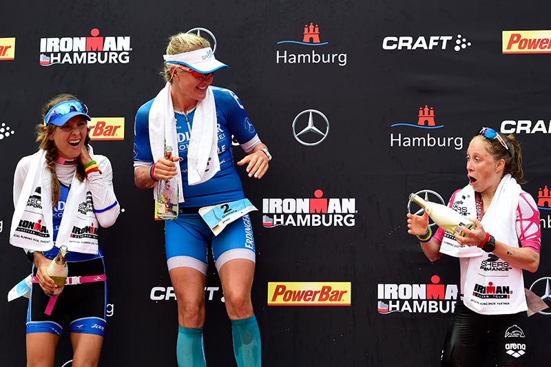 Wutti bei IRONMAN Hamburg Premiere auf Rang 2