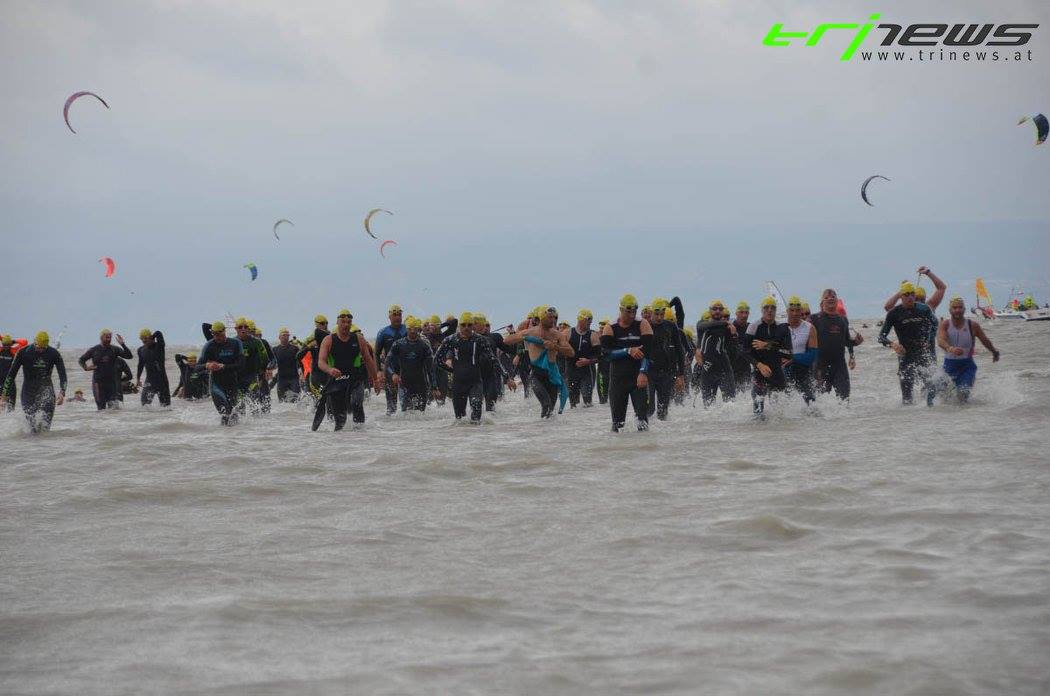 Austria Triathlon Podersdorf reagiert auf "swim-hike" Situation