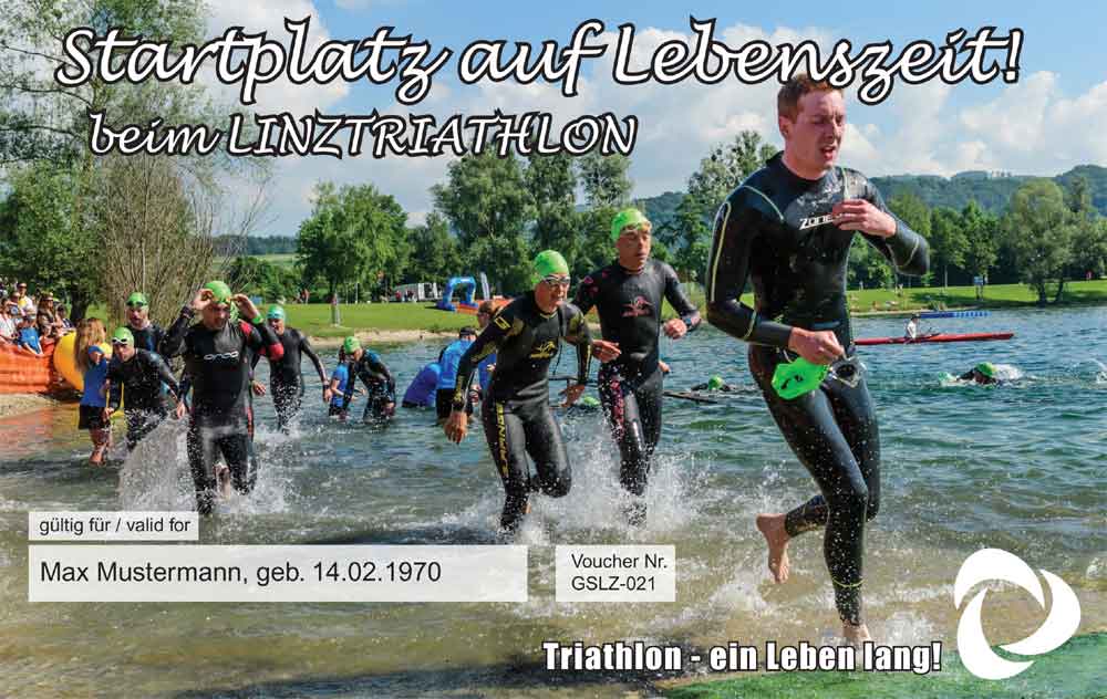 Lebenslanger Startplatz bei Linz Triathlon