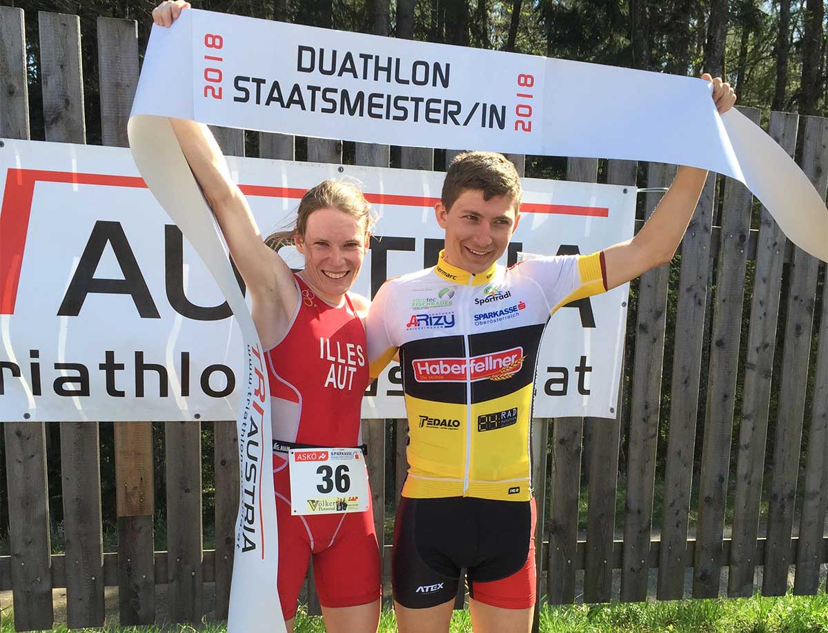 lles und Silberbauer holen sich Duathlon Staatsmeistertitel