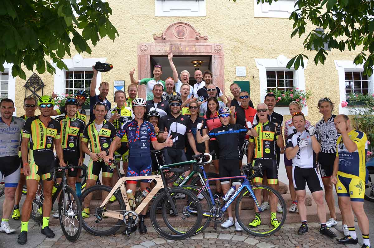"Sport meets Romantik" bei Trumer Triathlon Streckenbesichtigung