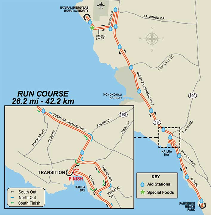 Laufstreckenänderung bei IRONMAN World Championship