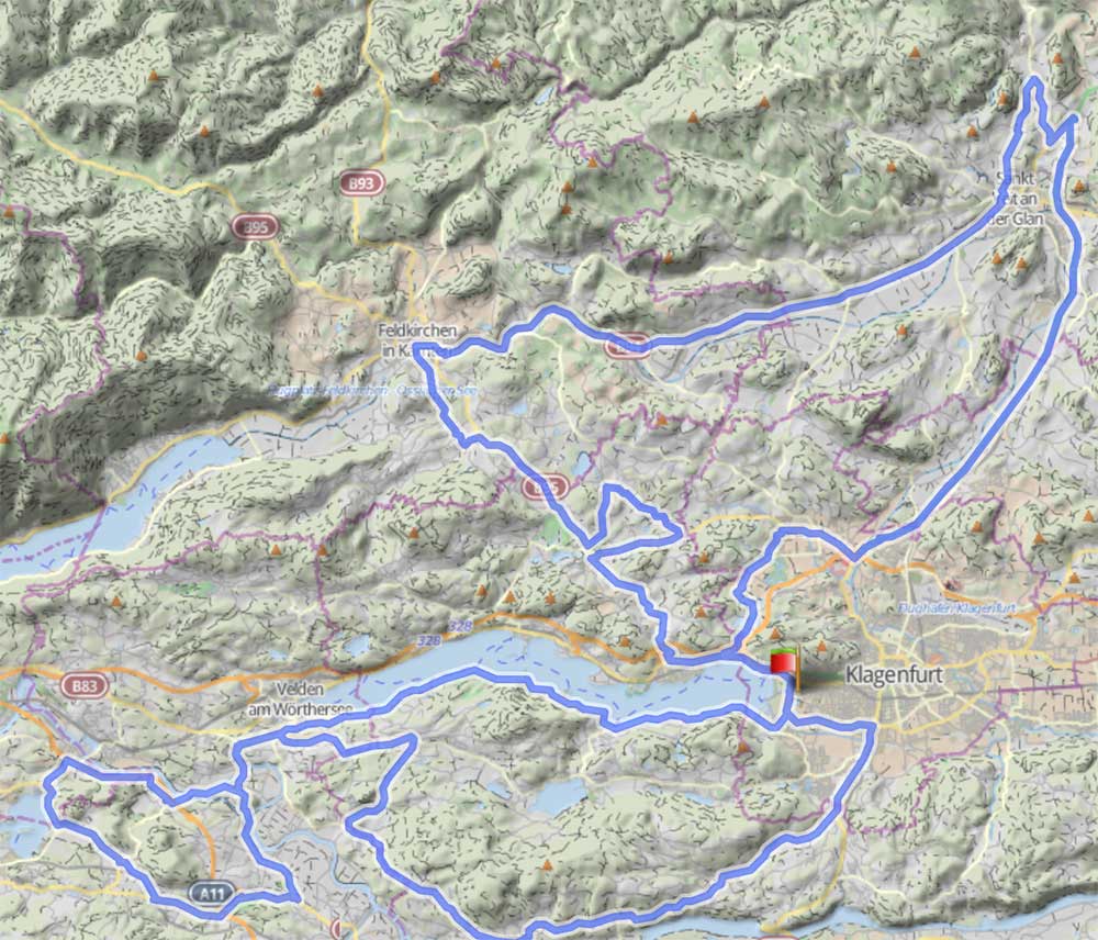 Die neue IRONMAN Austria Radstrecke