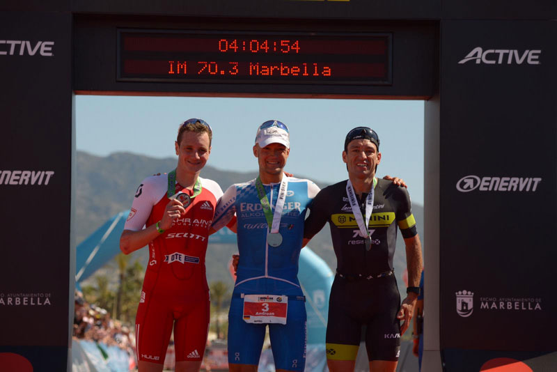 Andreas Dreitz siegt vor Alistair Brownlee und Passuello beim IRONMAN 70.3 Marbella 2019