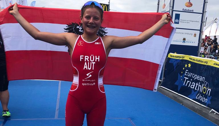 Magdalena Früh bei der Triathlon Europameisterschaft Weert 2019