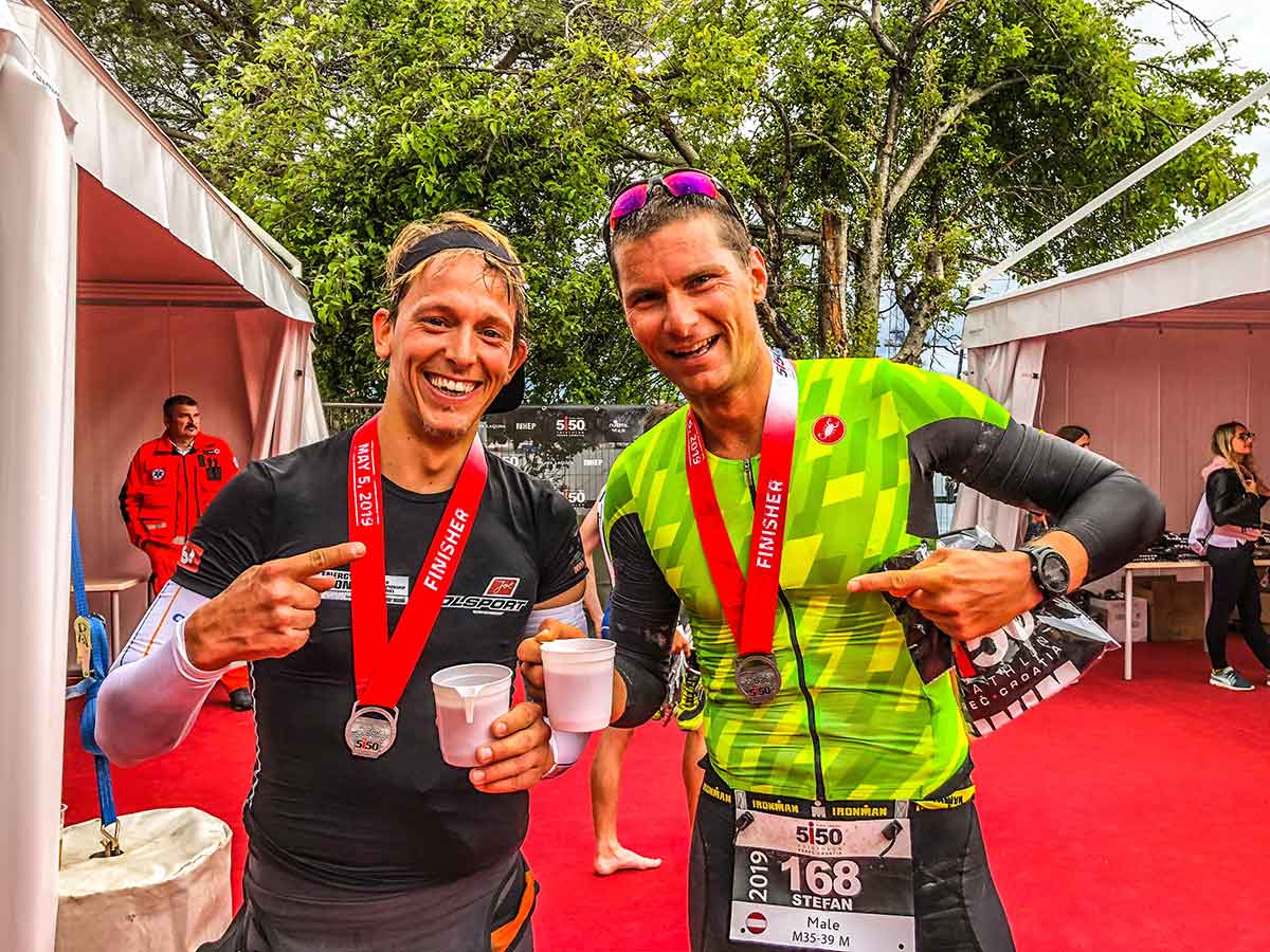 Sebastian Czerny und Stefan Leitner beim 5150 Croatia in Istrien