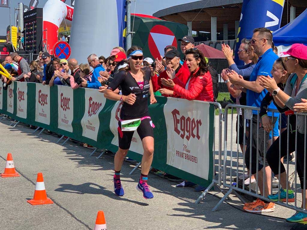 Bianca Steurer beim IRONMAN 70.3 St. Pölten 2019