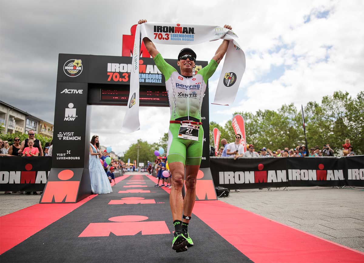 Lukasz Wojt gewinnt den IRONMAN 70.3 Luxemburg 2019