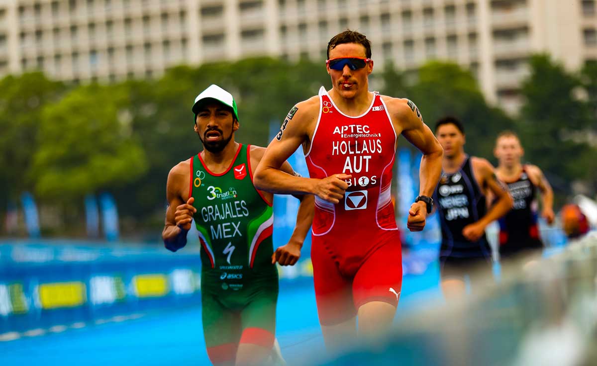 Lukas Hollaus beim Testrennen in Tokyo 2019