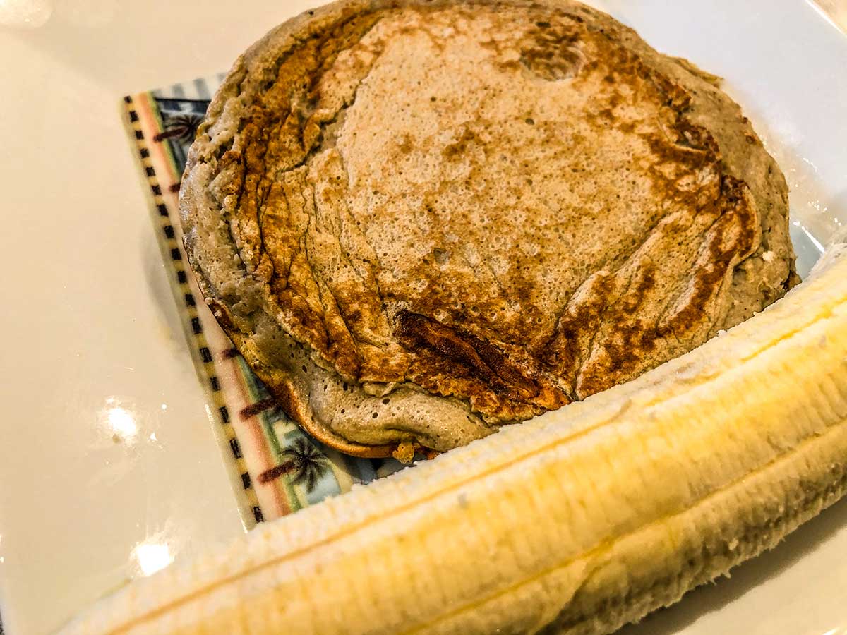 Bananen Pancake ohne Mehl
