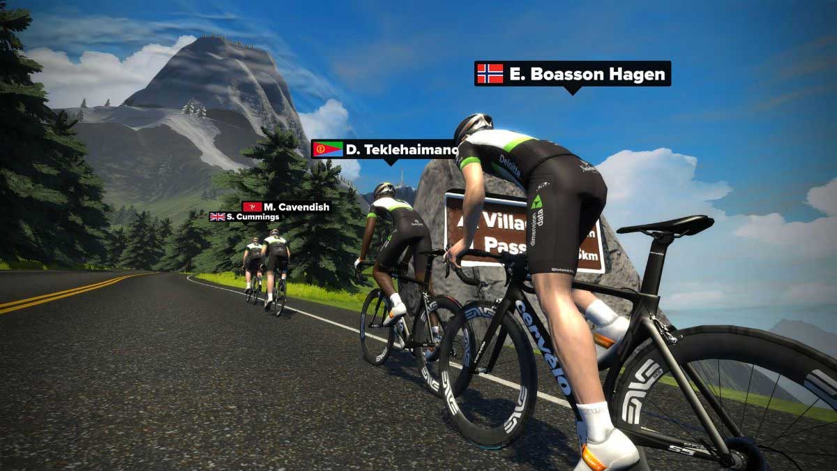 Zwift Gruppenausfahrt