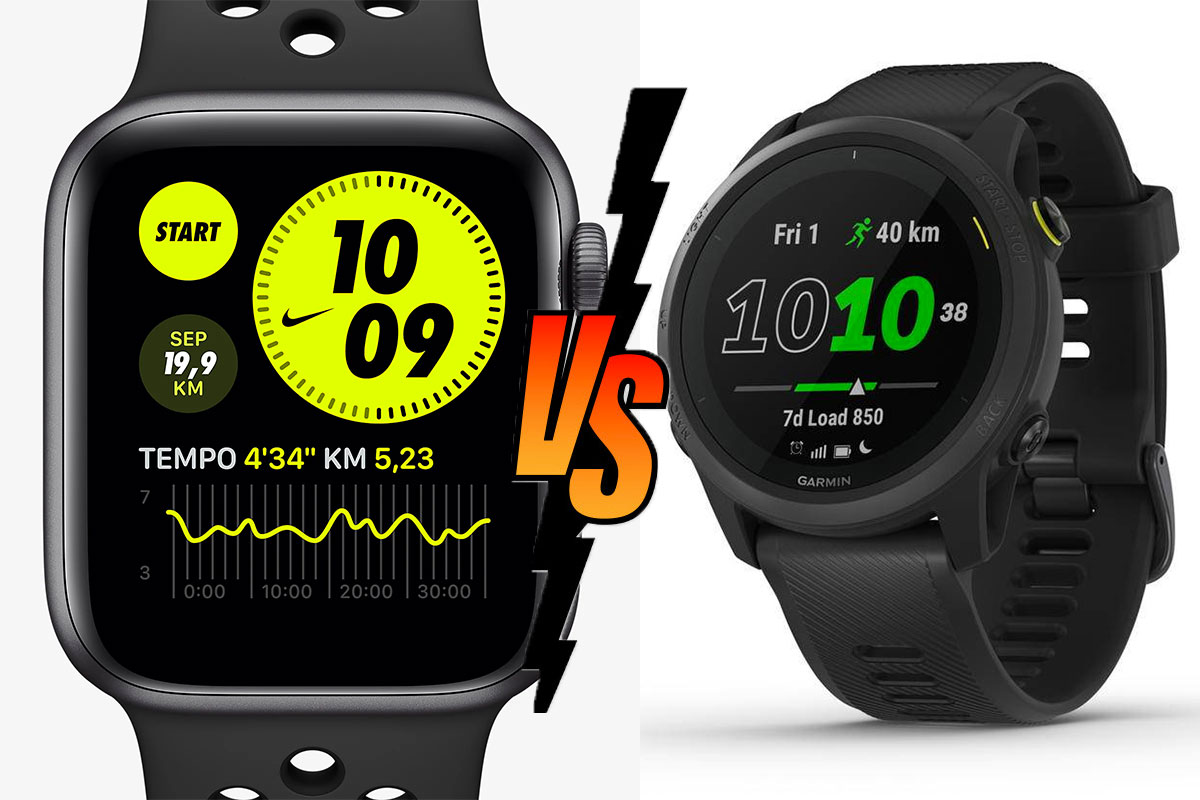Apple Watch Serie 6 vs. Garmin Forerunner 745