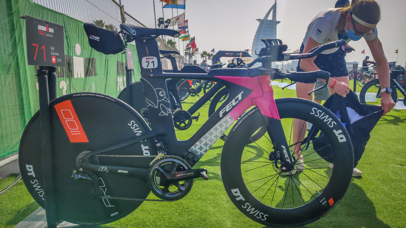 Daniela Ryf beim IRONMAN 70.3 Dubai