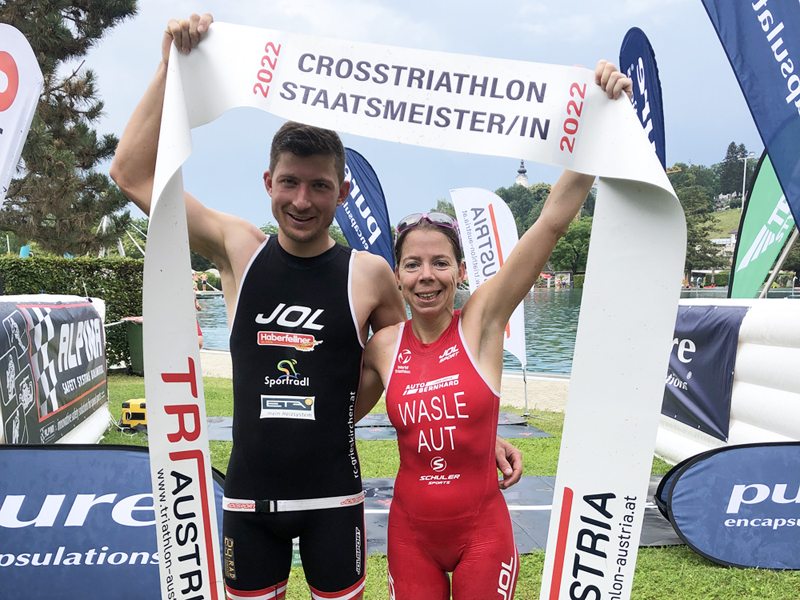 Silberbauer und Wasle gewinnen ÖSTM Crosstriathlon 2022