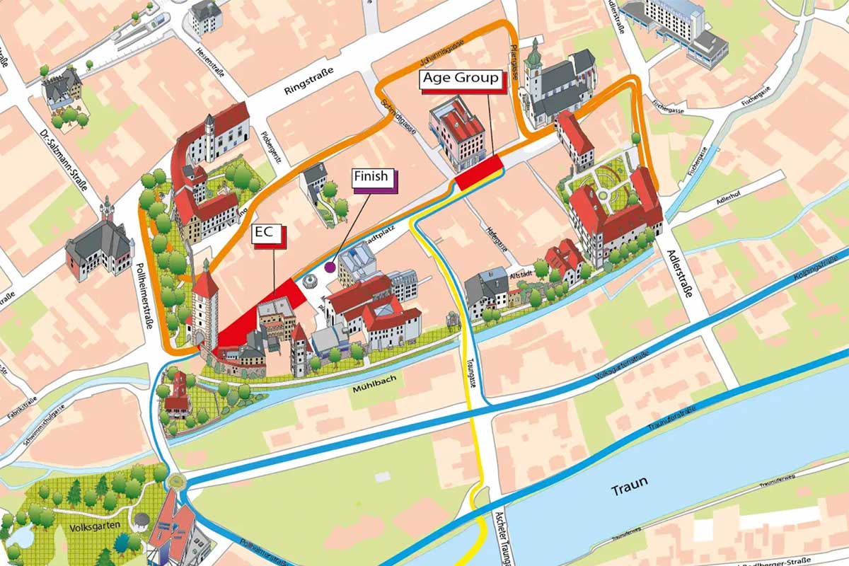 Neue Event-Location für Wels Triathlon
