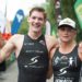 Die beiden Sieger des Jannersee Triathlons 2016 mit Lukas Pertl und Yvonne Van Vlerken