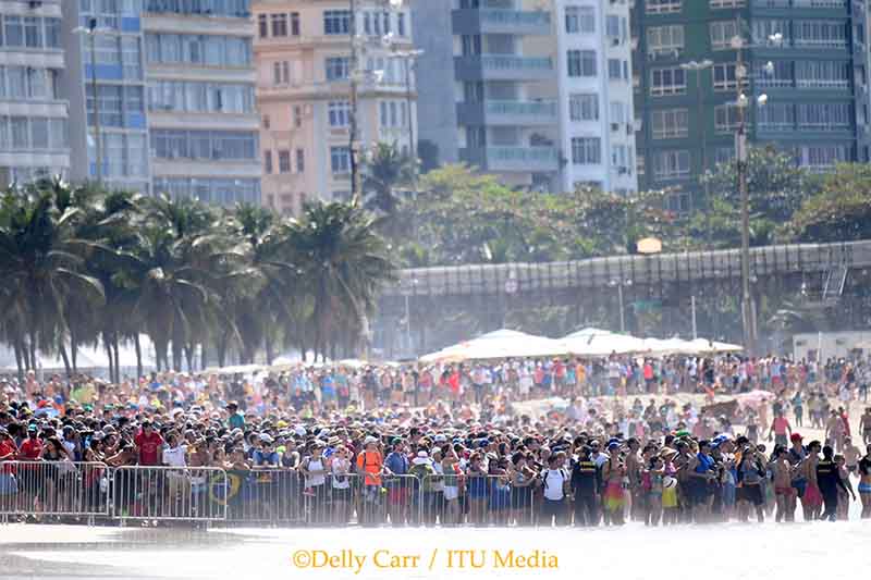 Also der Triathlon war definitiv ein Publikumsmagnet in Rio de Janeiro