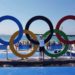 Julia Hauser in Rio vor den Olympischen Ringen