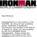 Jetzt ist es fix! IRONMAN World Championship Slot für Michi Herlbauer