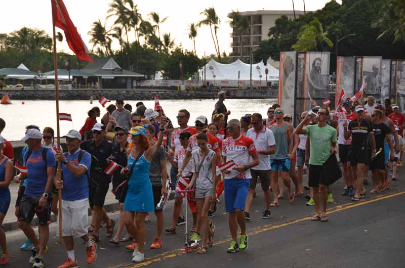 IRONMAN Hawaii 2016: Parade der Nationen