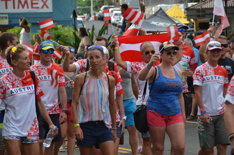 IRONMAN Hawaii 2016: Parade der Nationen