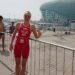 Sara Vilic beim ITU World Triathlon Serie Bewerb in Abu Dhabi 2017