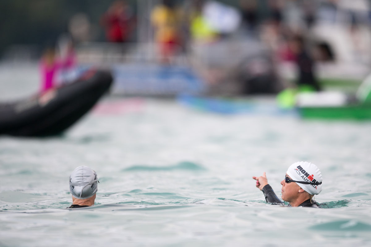 KLAGENFURT, AUSTRIA - JULY 02: X competes during the X leg of Ironman Austria on July 2, 2017 in Klagenfurt, Austria. (Photo by Lennart Preiss/Getty Images for Ironman )