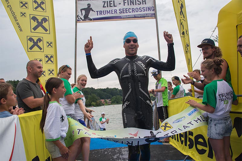 Sieg für Horst Reichel beim Seecrossing | Photo: Trumer Triathlon