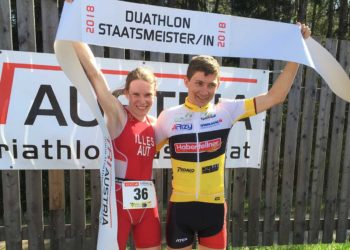 Sandrina Illes und Andreas Silberbauer gewinnen die Duathlon Staatsmeistertitel 2018 in Rohrbach