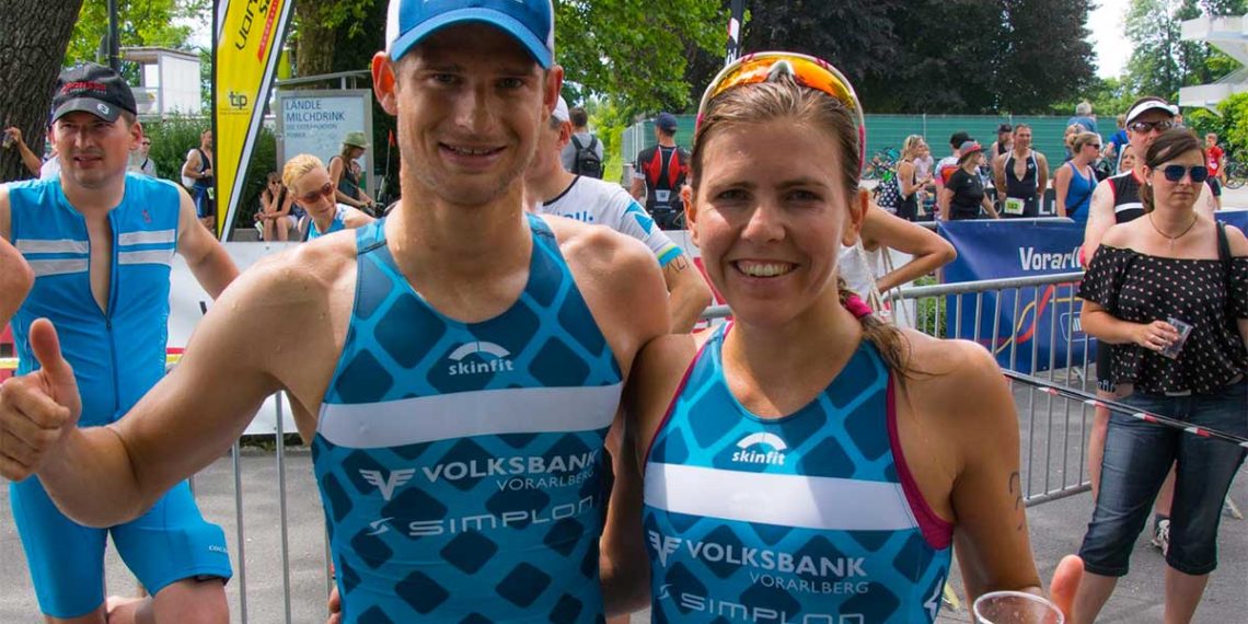 Bianca Steurer und Paul Reitmayr küren sich zu den Vorarlberger Landesmeister im Sprint-Triathlon 2018