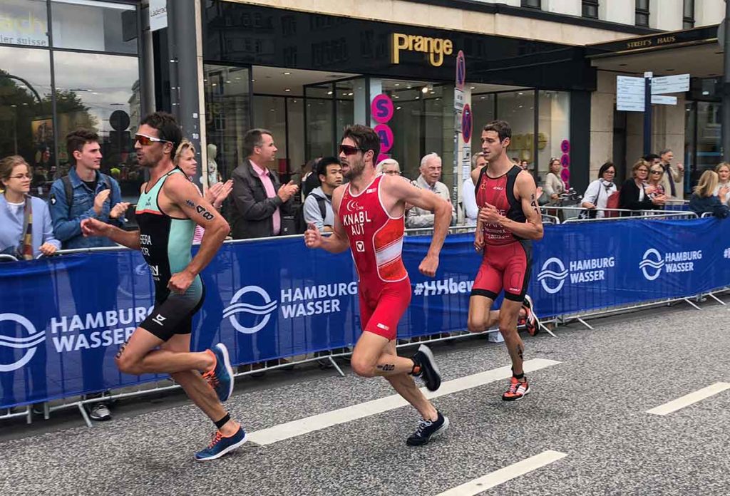 Solide Leistungen der ÖTRV-Athleten in Hamburg Luis Knabl am Weg zu Rang 24 beim WTS Hamburg
