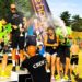 So werden Siege gefeiert - Gerasdorf Triathlon 2018