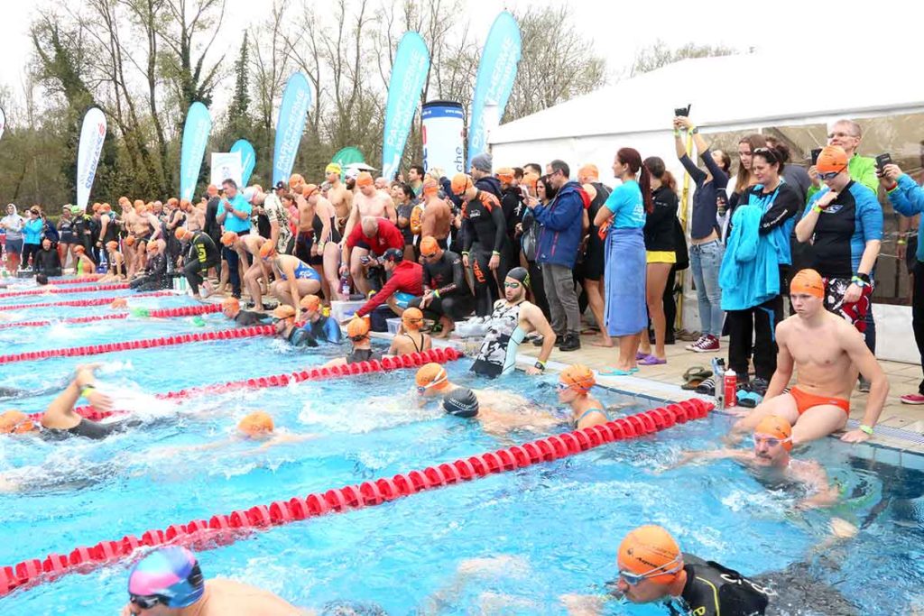 Weltrekord beim 24 Stunden Schwimmen in Bad Radkersburg